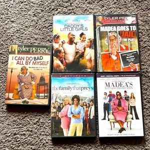 Set of 5 Tyler Perry Dvds